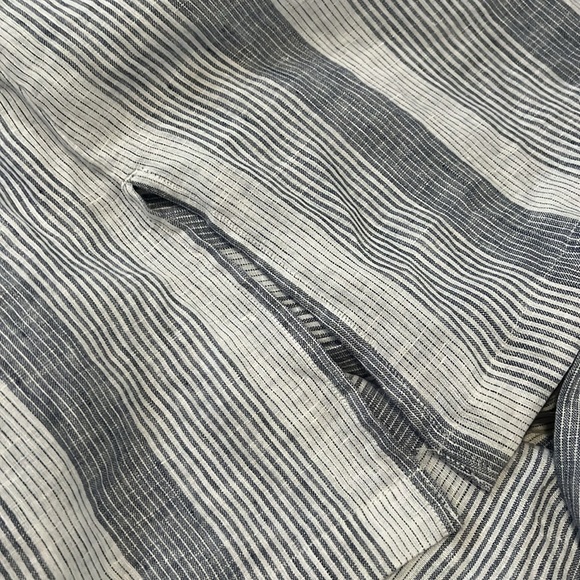 Haven Well Within blue/white stripe 100% linen dress. Size XXL - Picture 11 of 11